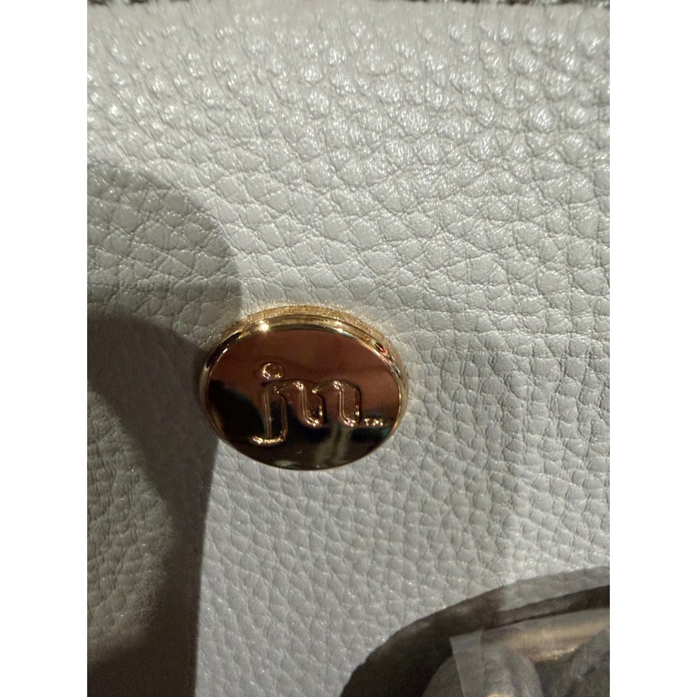 Jessica Moore Exquisite Crossbody Bag Light Grey Pebbled JM-313 NWT - Picture 4 of 7
